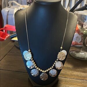 Banana Republic Elegant Gold and Silver Necklace